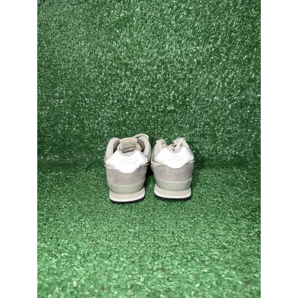 New Balance 574 Toddler Size 8C Grey Walking Shoes Slip On Comfort Sneakers
